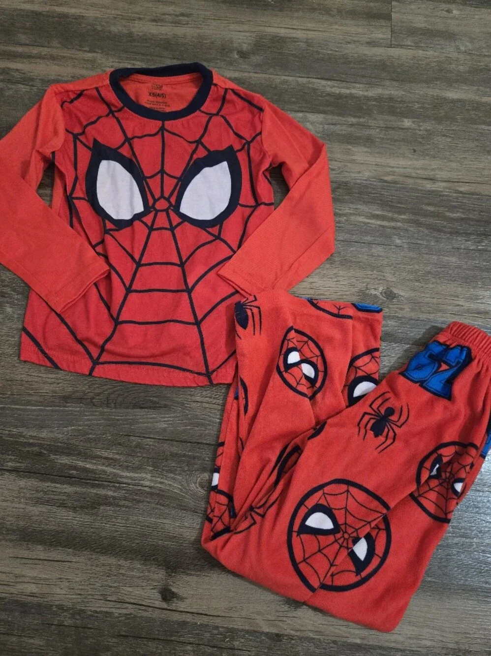 Bundle Of Toddler Boys Spiderman Clothes - Size 4T, 4/5